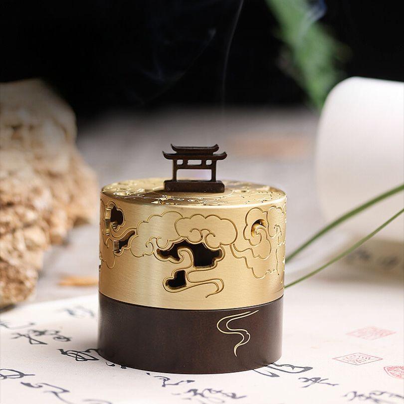 Auspicious Aura Meditation Incense Powder Burner - RENCONTRE ZEN&Tea