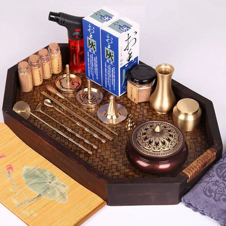 Brass Incense Set Wax Melt Incense Burner