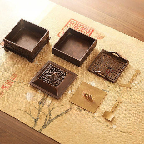 Dusk Clouds and Landscape Incense Powder Burner Set - RENCONTRE ZEN&Tea