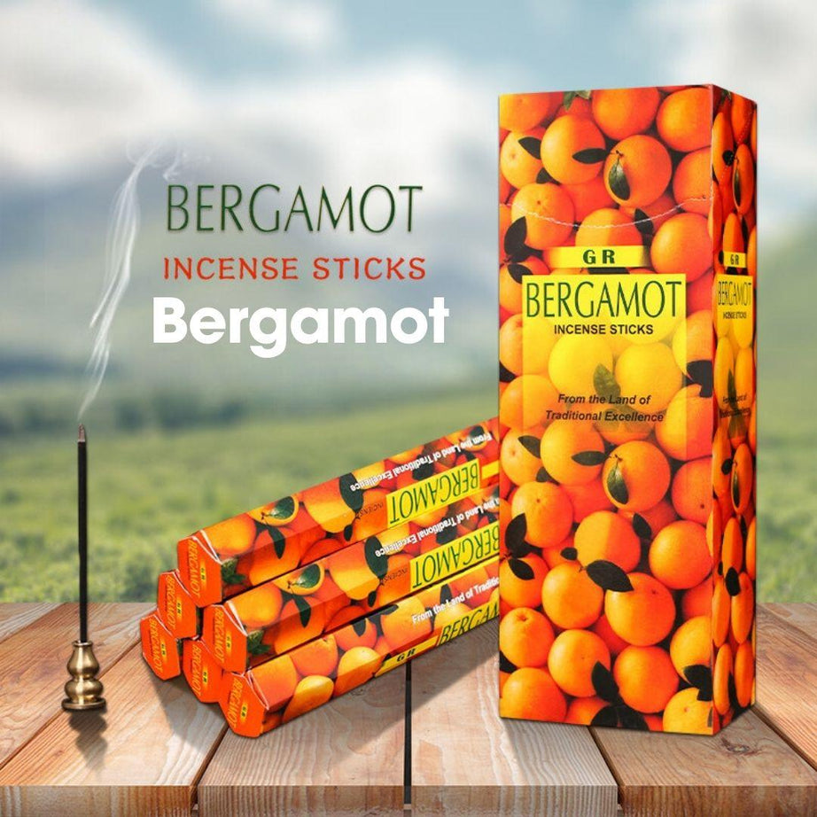 Flute Incense Sticks-Bergamot