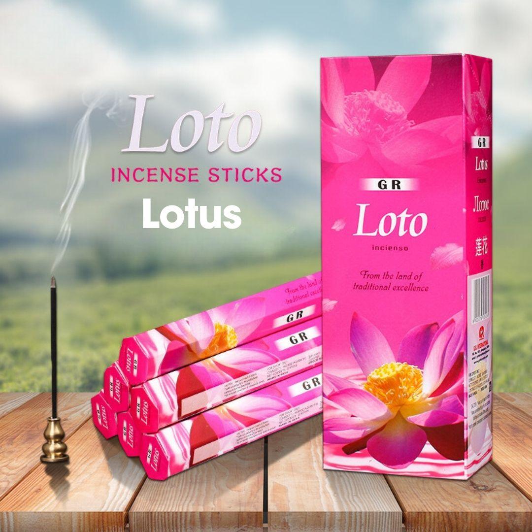 Flute Incense Sticks-Lotus