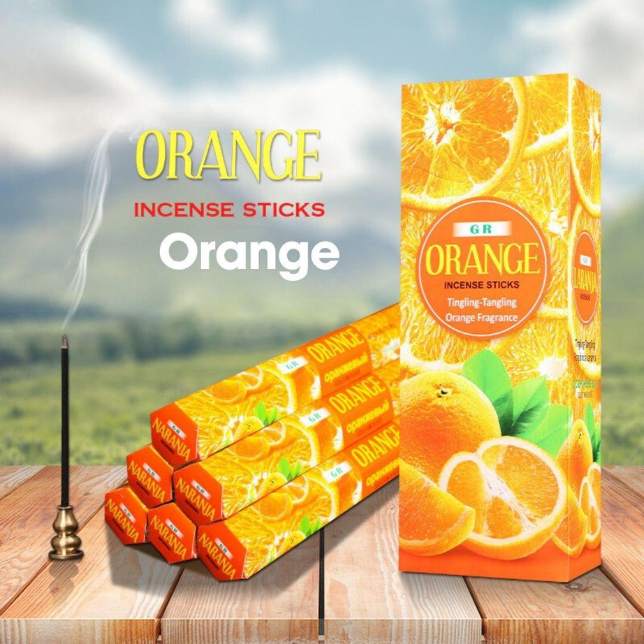 Flute Incense Sticks-Orange