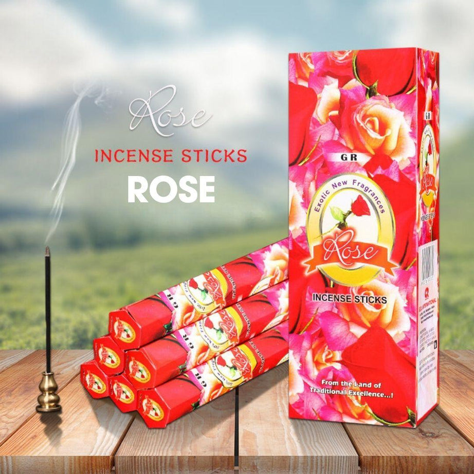 Flute Incense Sticks-Rose