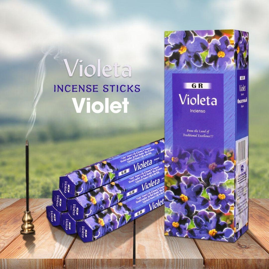 Flute Incense Sticks-Violet