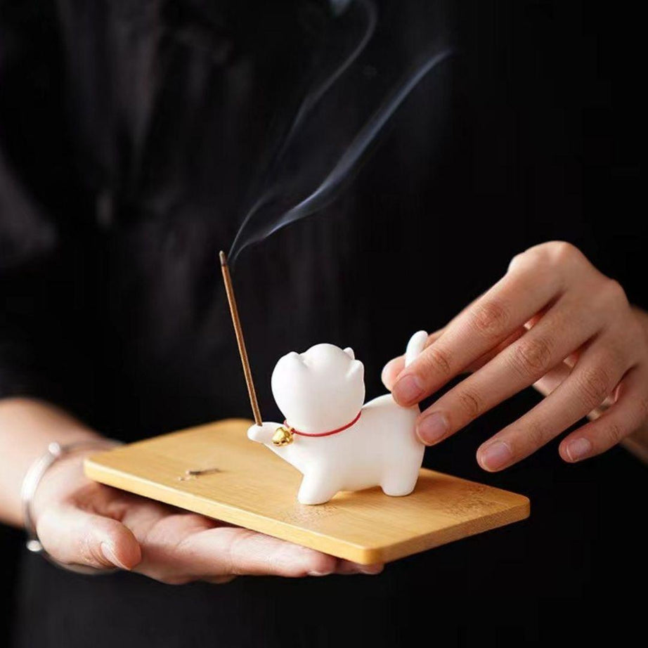 Kitty Incense Stick Holder