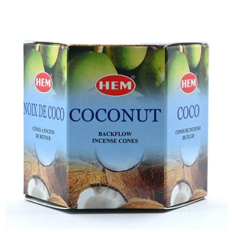 Natural Back flow Incense Cones-Coconut