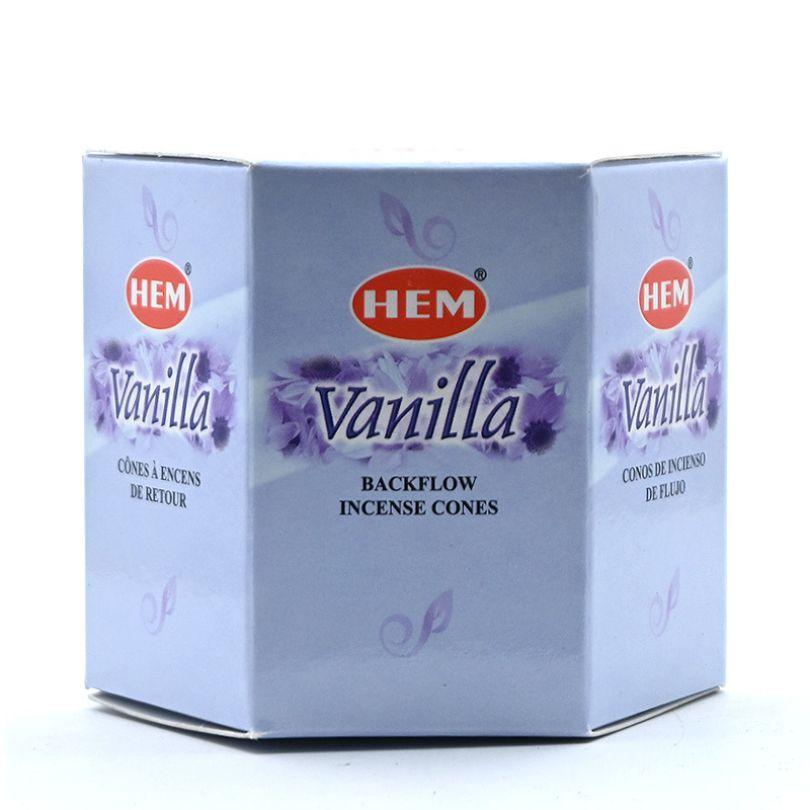 Natural Back flow Incense Cones-Vanilla